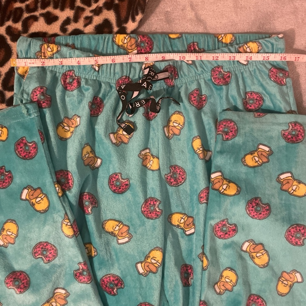 Teal Cartoon Character Kids Pajamas